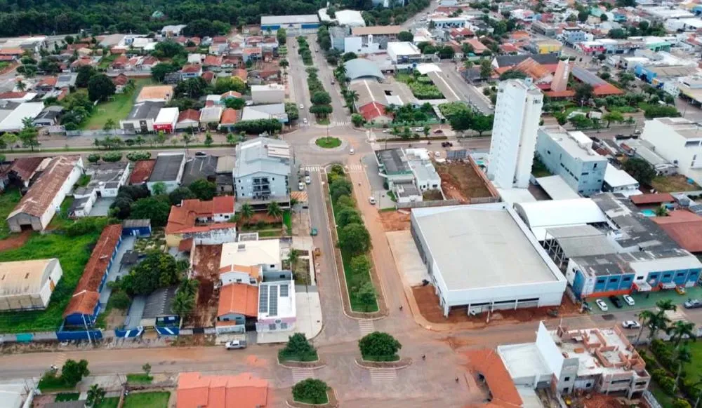 Avenida Coroados em Jaciara-MT. Foto: Reprodução/Instagram