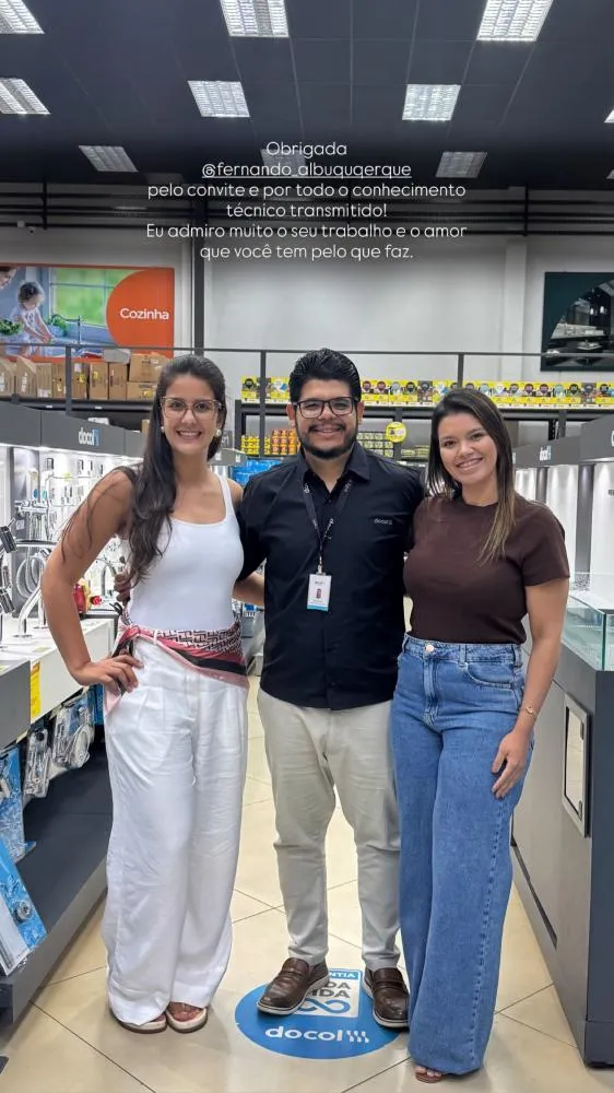 Evento “Conexão Docol” reúne arquitetos e profissionais em loja de Dourados