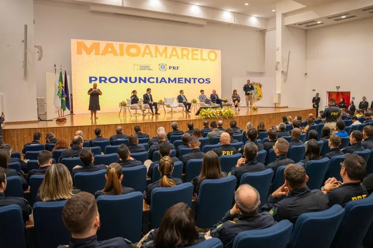 Evento em Brasília (DF) apresentou ações desenvolvidas pela instituição para aumentar a segurança no trânsito em rodovias federais. Foto: PRF